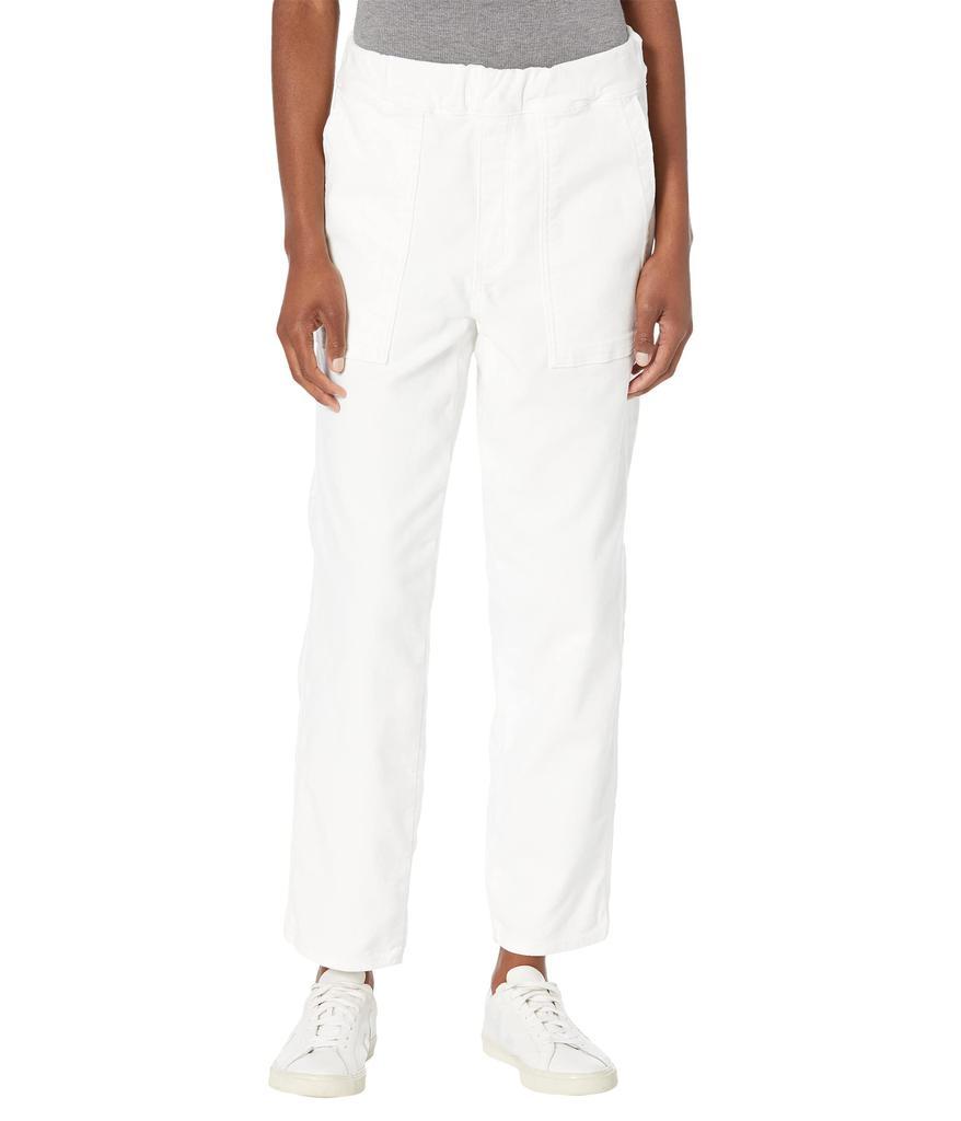 商品Madewell|Pull-On Relaxed Jeans in Tile White,价格¥443,第1张图片