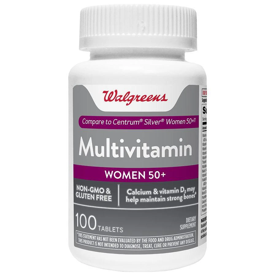 商品Walgreens|Women's 50+ Multivitamin,价格¥86,第1张图片