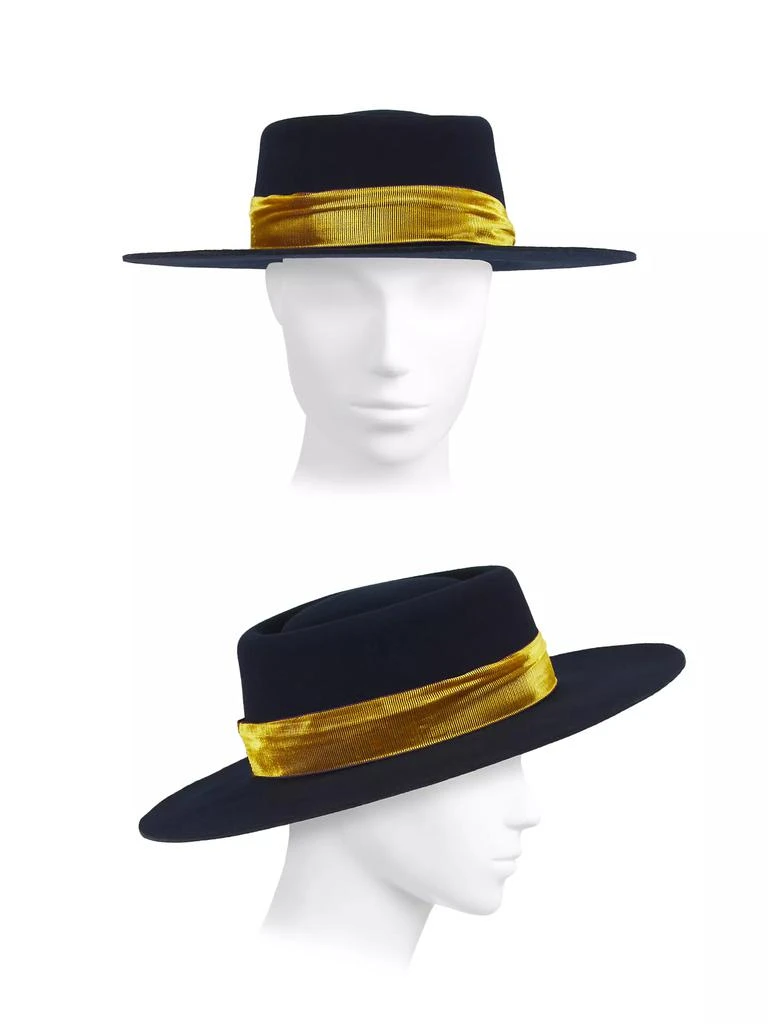 商品Monrowe|Telescope Velvet Band Fedora,价格¥1443,第3张图片详细描述