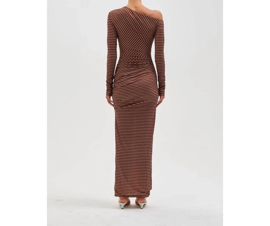 商品Ronny Kobo|Annamaria Dress In Coco Ecru Stripe,价格¥2079,第3张图片详细描述