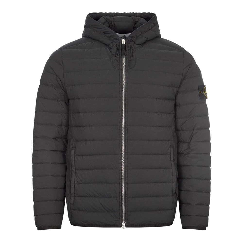 商品Stone Island|Stone Island Loom Woven Down Chambers Jacket - Black,价格¥4170,第1张图片