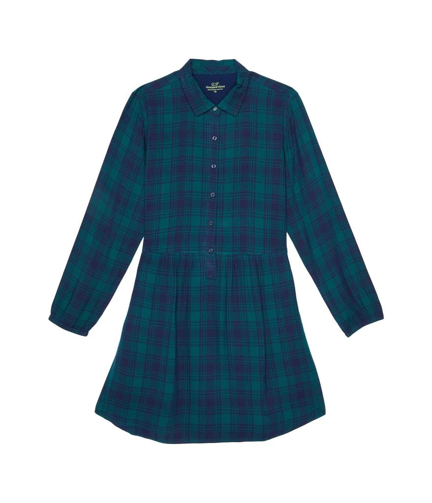 商品Vineyard Vines|Gingham Shirtdress (Toddler/Little Kids/Big Kids),价格¥563,第1张图片