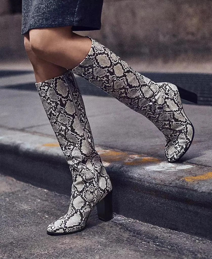 商品Kenneth Cole|Women's Justin Block-Heel Tall Knee High Boots,价格¥1826,第3张图片详细描述