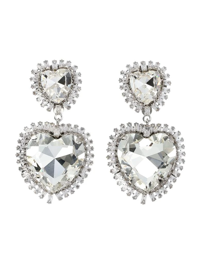 商品Alessandra Rich|Crystal Heart Earrings,价格¥2963,第1张图片