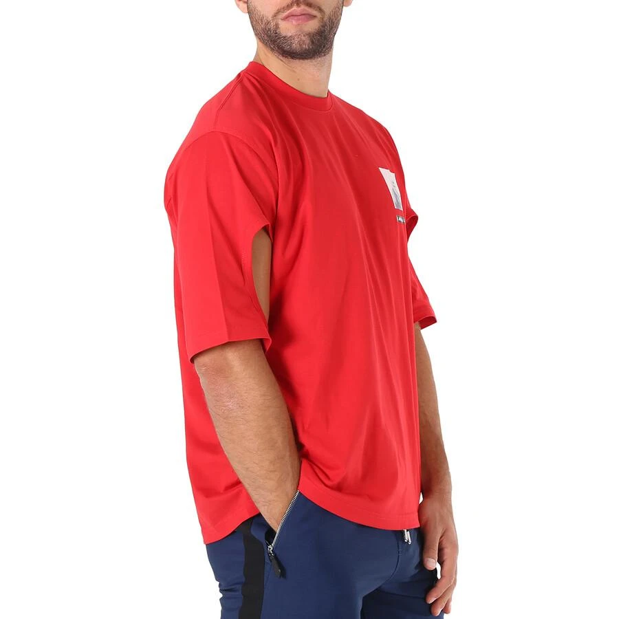 商品Burberry|Bright Red Gorilla Print Cotton T-shirt,价格¥658,第3张图片详细描述