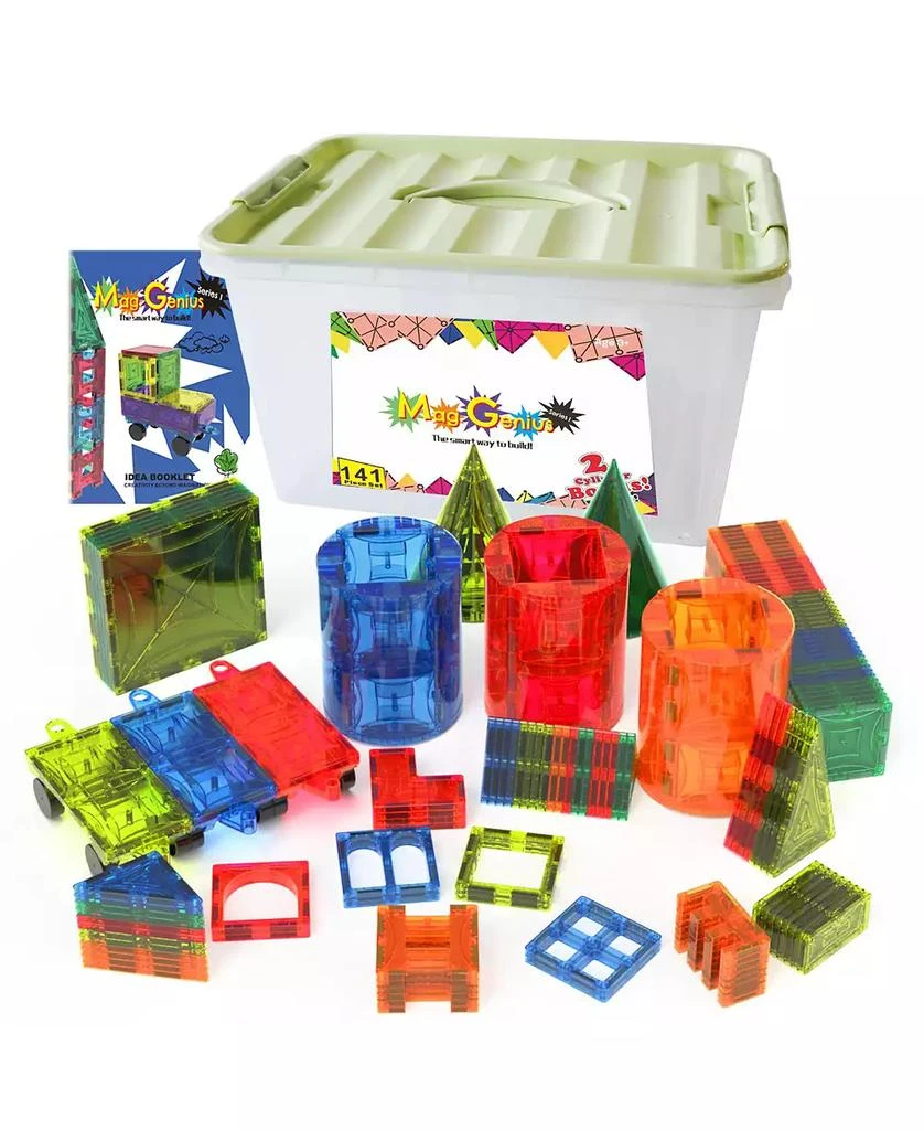商品Mag-Genius|Magnet Tiles, 141 + 2 Pieces,价格¥561,第1张图片