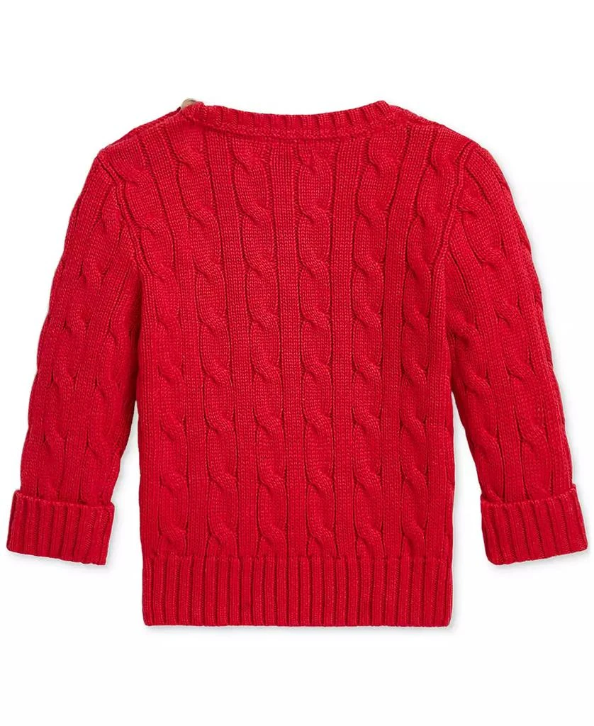 商品Ralph Lauren|Baby Cotton Cable-Knit Sweater,价格¥329,第2张图片详细描述