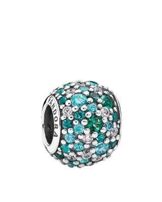 商品PANDORA|Charm - Sterling Silver, Cubic Zirconia & Crystal Ocean Mosaic Pavé,价格¥368,第1张图片