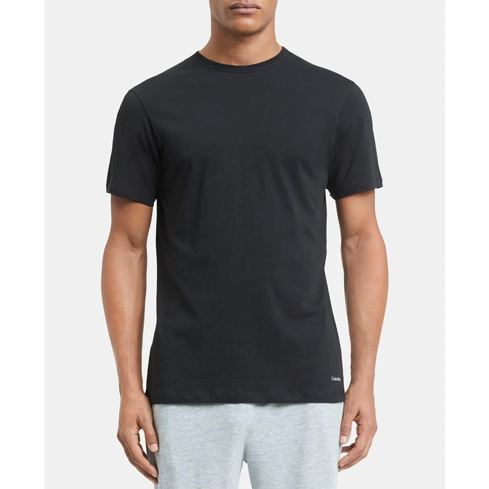 商品Calvin Klein|Men's 5-Pk. Cotton Classics Crew Neck Slim Fit Undershirts,价格¥521,第2张图片详细描述