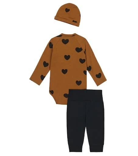 商品Mini Rodini|婴幼儿 — 连身衣、紧身裤与帽子套装,价格¥375,第4张图片详细描述