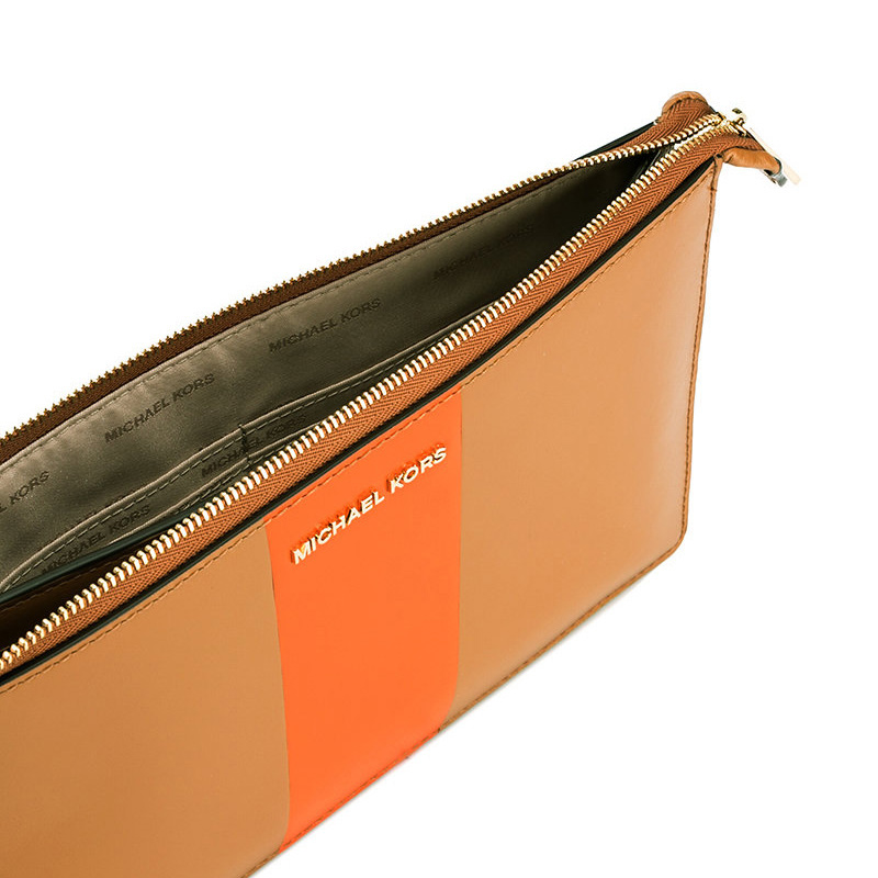 Michael Kors 迈克高仕 橡果橙色皮革钱包女士 32S7GIJW3L-Acornorange商品第4张图片规格展示
