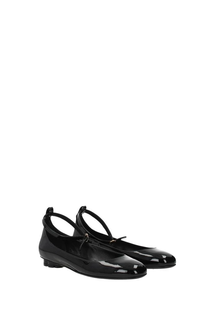 商品Salvatore Ferragamo|Ballet flats cefalu Patent Leather Black,价格¥2103,第2张图片详细描述