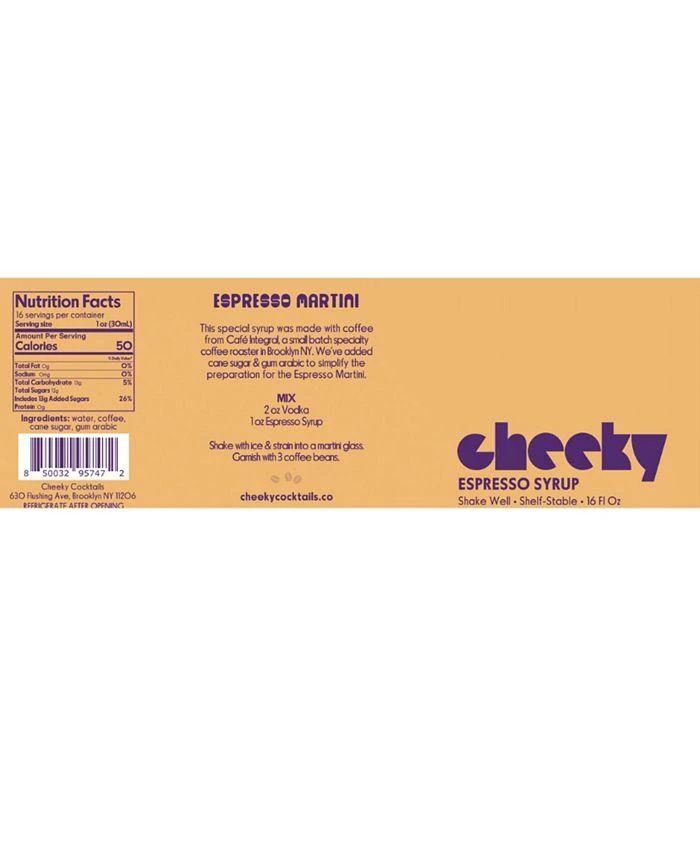 商品Cheeky Cocktails|Espresso Martini Set - 16oz,价格¥445,第2张图片详细描述