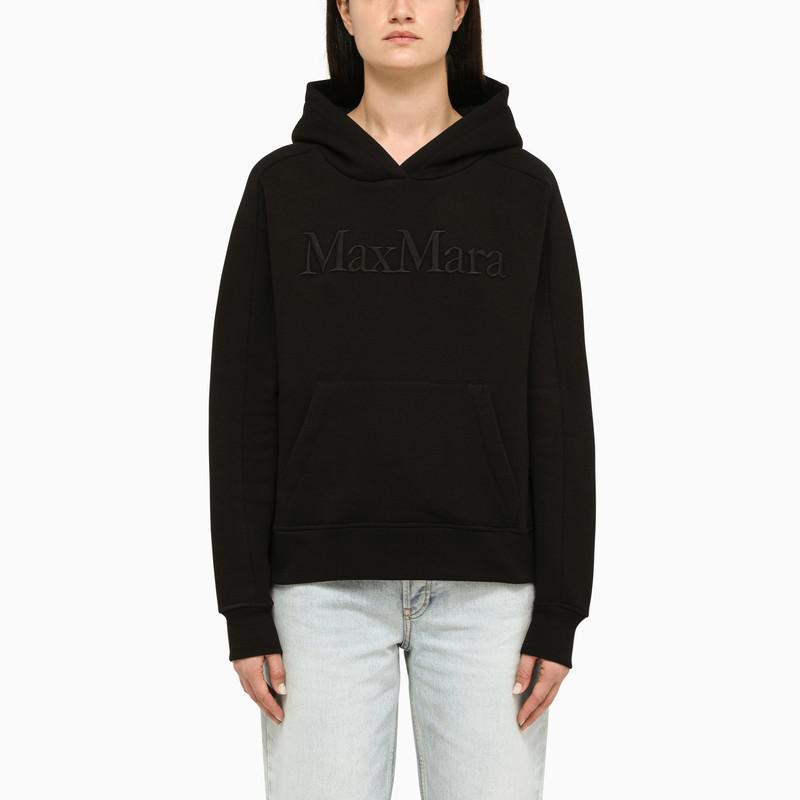 商品Max Mara|Black cotton hoodie,价格¥1192,第1张图片