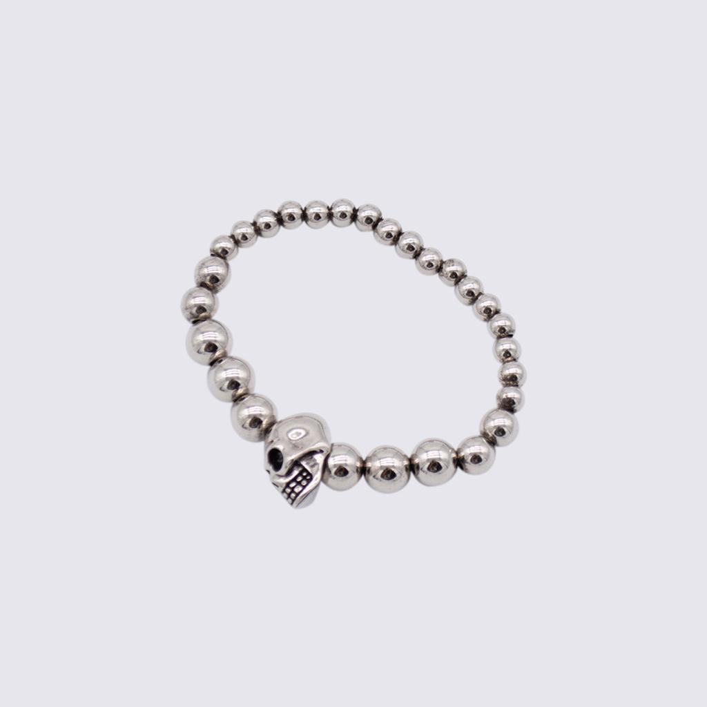 ALEXANDER MCQUEEN SILVER-TONE METAL BRACELET商品第1张图片规格展示