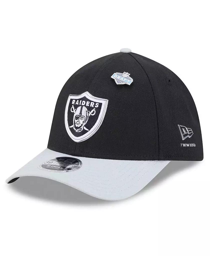 Boné Las Vegas Raiders Camuflado Preto A-Frame 39THIRTY Flex para homem image 2