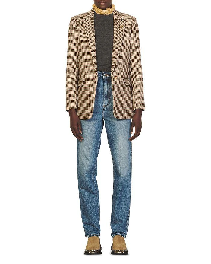 商品Sandro|Queen Houndstooth Blazer,价格¥2020,第1张图片