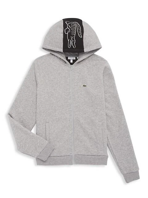 商品Lacoste|Little Boy's &amp; Boy's Classic Graphic Back Panel Hoodie,价格¥443,第1张图片