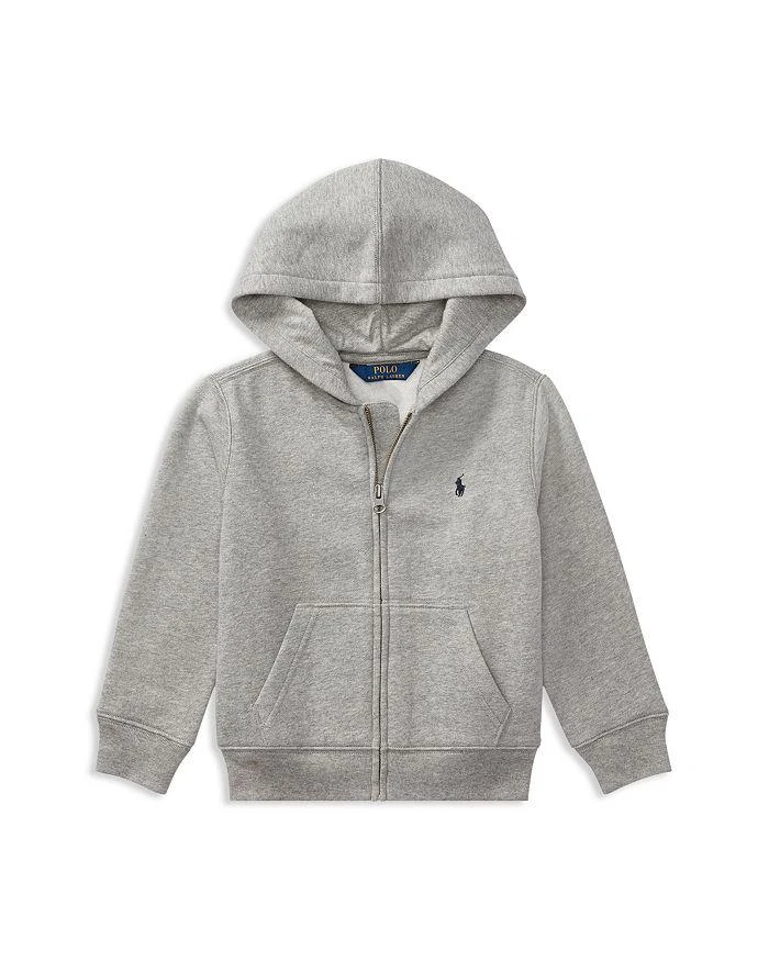 商品Ralph Lauren|Boys' Fleece Zip-Up Hoodie - Little Kid,价格¥460,第1张图片