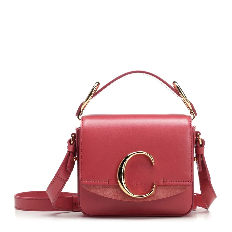 商品[国内直发] Chloé|Chloe' 蔻依 女士粉红色牛皮单肩包 C19US193-A37-6AM,价格¥6359,第1张图片