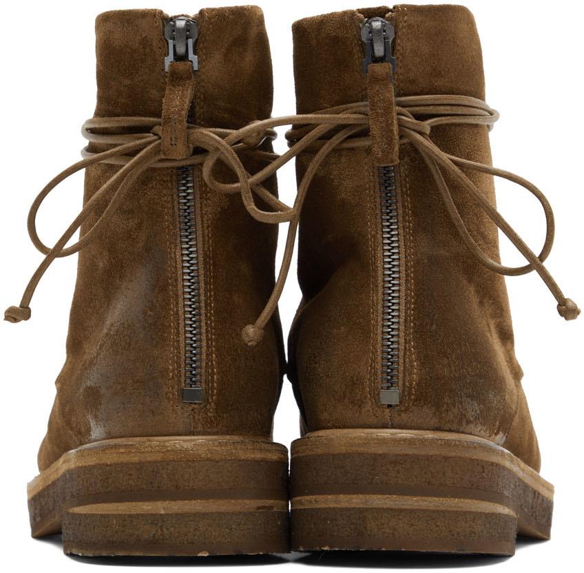 Brown Suede Parrucca Boots商品第2张图片规格展示