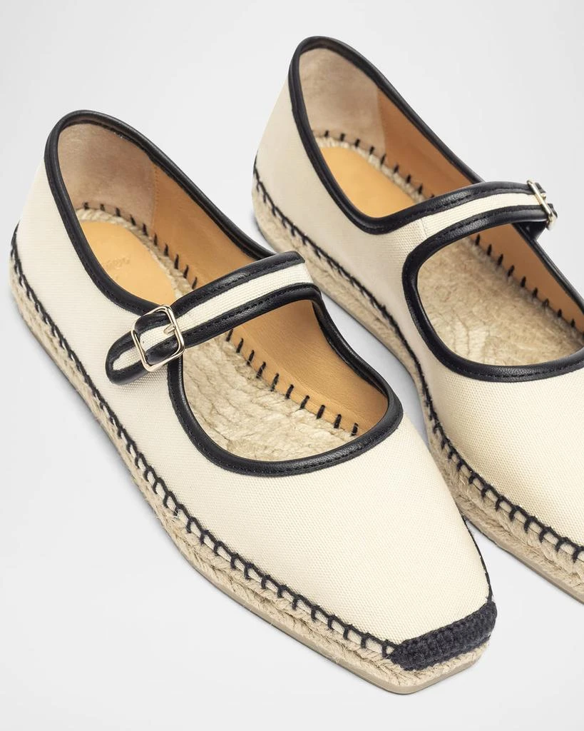 商品Castaner|Padua Bicolor Canvas Mary Jane Espadrilles,价格¥1545,第3张图片详细描述