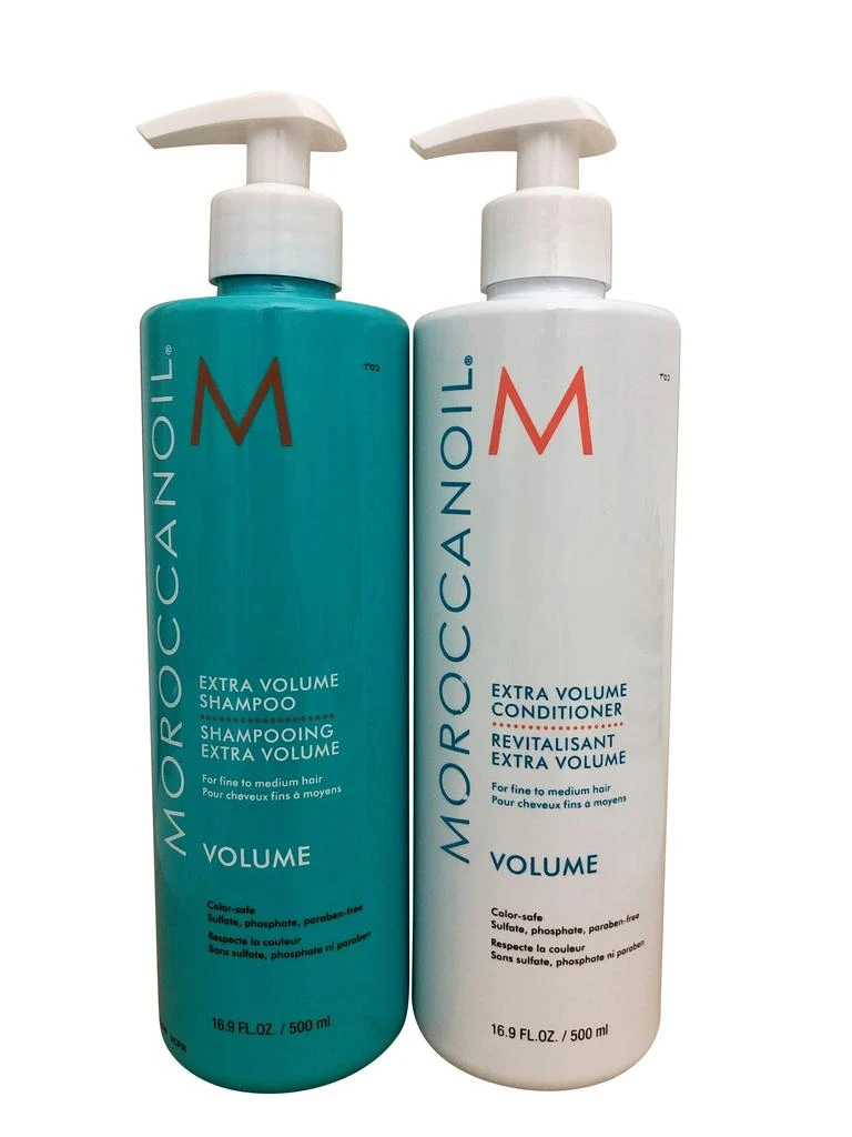商品Moroccanoil|Moroccanoil Extra Volume Shampoo & Conditioner DUO 16.9 OZ Each,价格¥578,第1张图片
