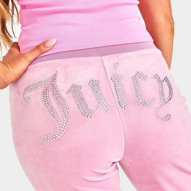 Women's Juicy Couture OG Big Bling Velour Track Pants 商品