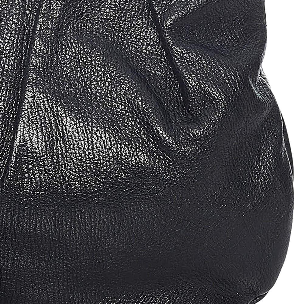 Gucci Black Bamboo Leather Handbag商品第10张图片规格展示