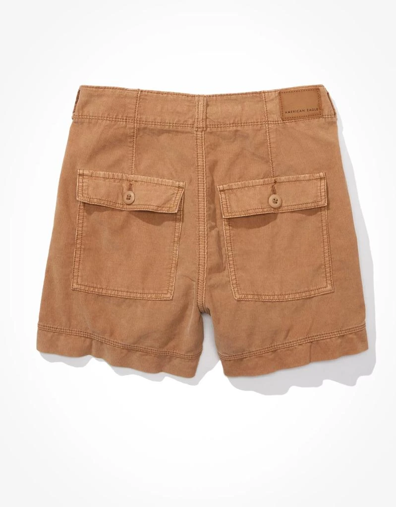 商品AE|AE Stretch Corduroy Highest Waist '90s Boyfriend Cargo Short,价格¥342,第5张图片详细描述