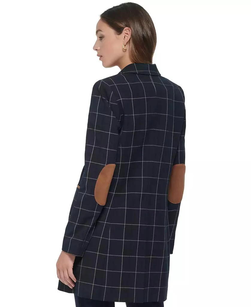 Women's Windowpane One-Button Blazer 商品