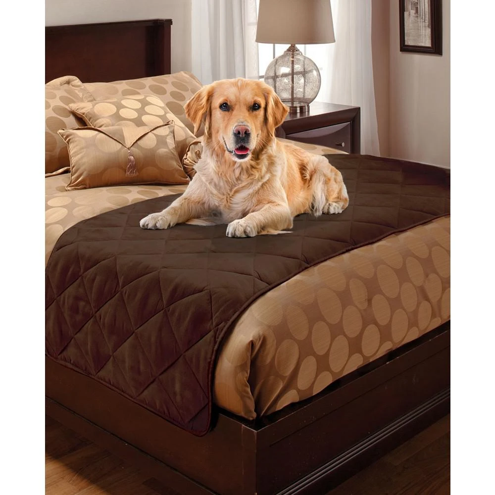 商品P/Kaufmann Home|Pet Pals Quilted Faux Suede Twin Bed Protector,价格¥271,第2张图片详细描述