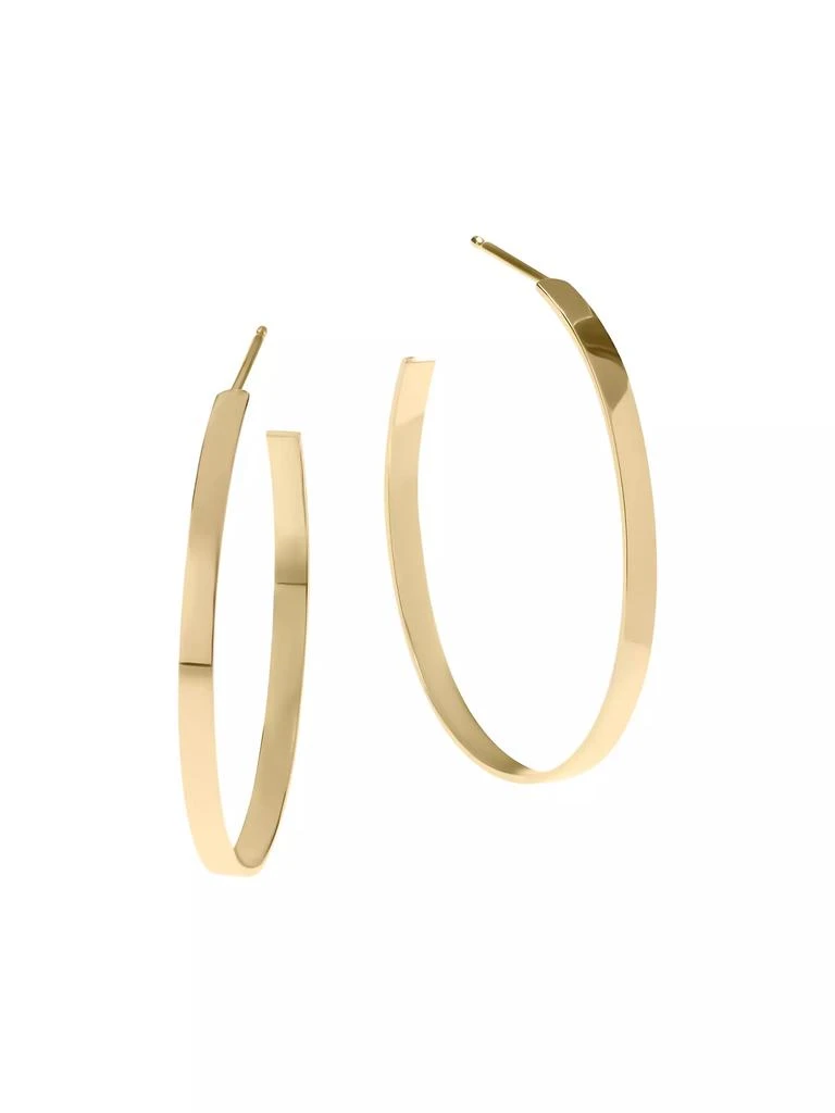 商品LANA|Sunrise 14K Yellow Gold Hoop Earrings/1.18",价格¥7505,第1张图片