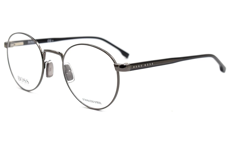 商品[国内直发] Hugo Boss|雨果博斯 隽永儒雅系列光学眼镜 男款 深枪色眼镜框,价格¥1212,第4张图片详细描述