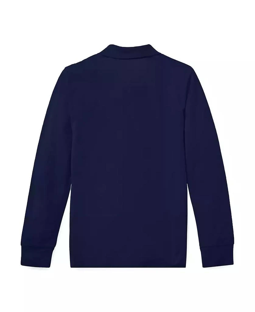 商品Ralph Lauren|Big Boys Long Sleeve Polo Shirt,价格¥404,第5张图片详细描述