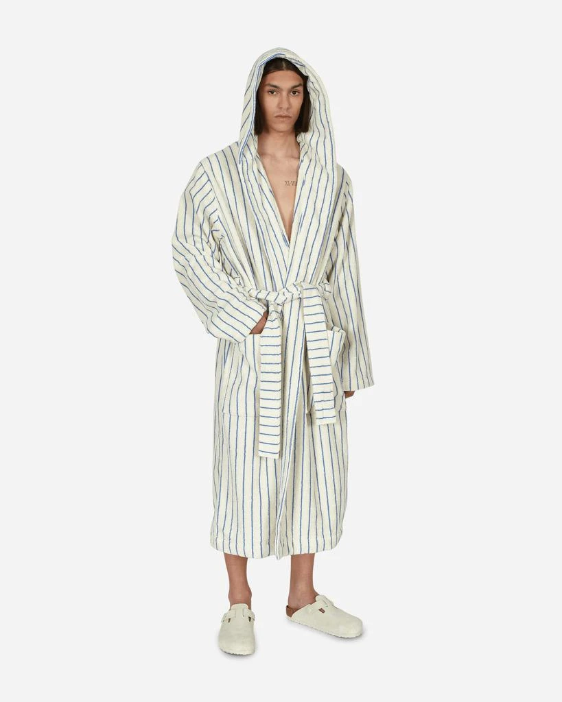 商品Tekla|Hooded Bathrobe Coastal Blue,价格¥1199,第4张图片详细描述