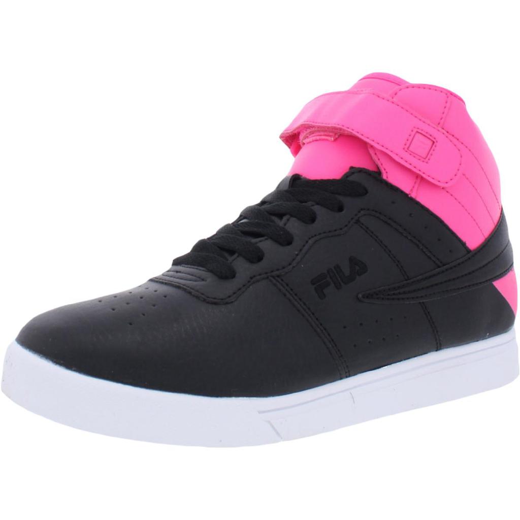 Fila Boys Vulc 13 Harlay Faux Leather High-Top Fashion Sneakers商品第2张图片规格展示