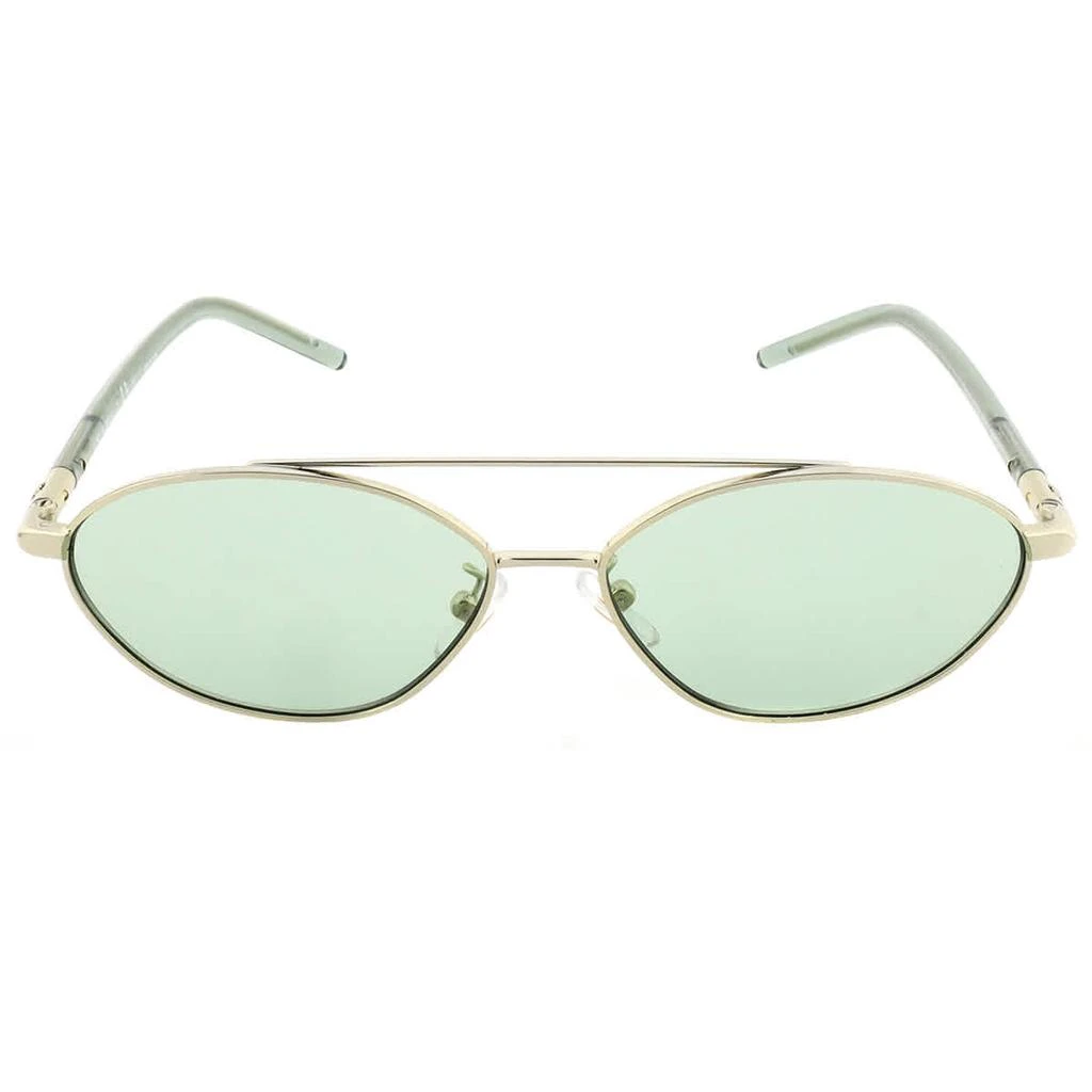 商品Tory Burch|Solid Mint Green Oval Ladies Sunglasses TY6088 33136V 56,价格¥521,第1张图片