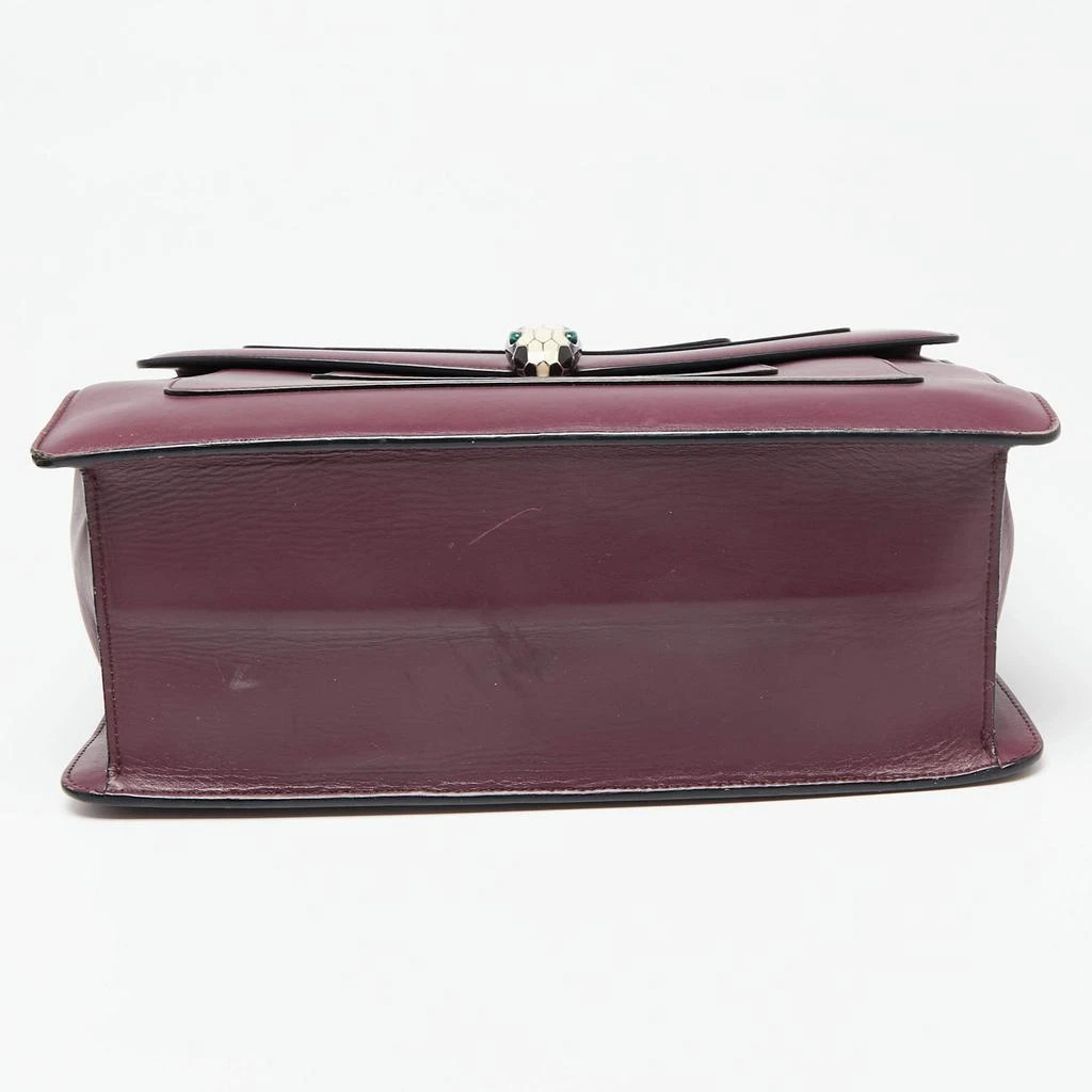 Bvlgari Plum Leather Large Serpenti Forever Flap Tote 商品