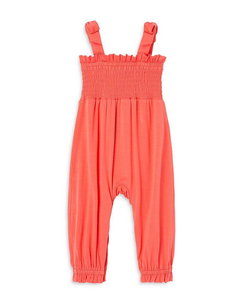 商品Habitual|Girls' Smocked Wide Leg Jumpsuit - Baby,价格¥197,第1张图片