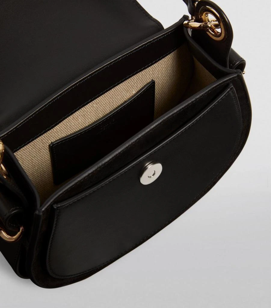 商品Chloé|Small Leather Tess Saddle Bag,价格¥15723,第5张图片详细描述
