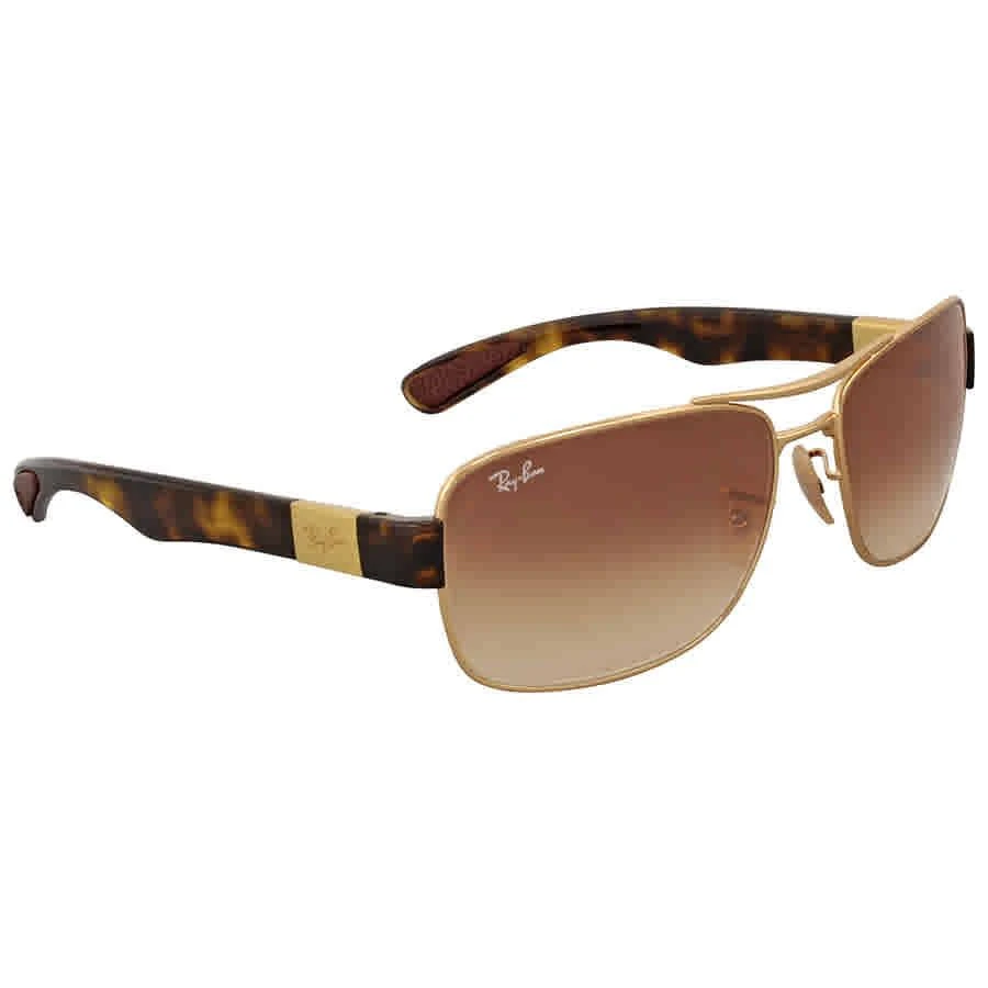 商品Ray-Ban|男士 棕色渐变矩形太阳镜 RB3522 001/13 61,价格¥795,第2张图片详细描述