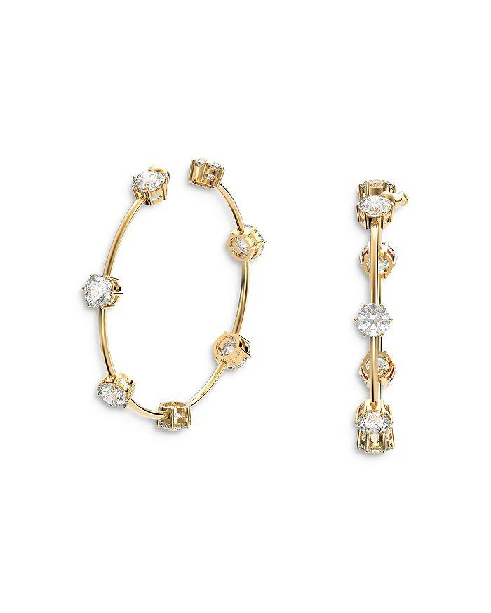 商品Swarovski|Constella Crystal Studded Hoop Earrings,价格¥1390,第1张图片