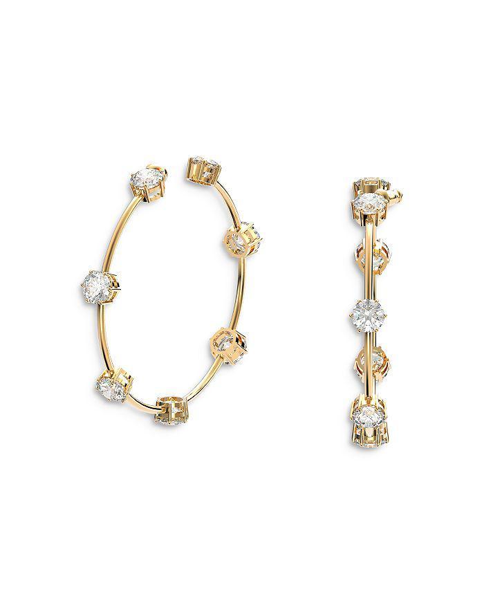 商品Swarovski|Constella Crystal Studded Hoop Earrings,价格¥1369,第3张图片详细描述