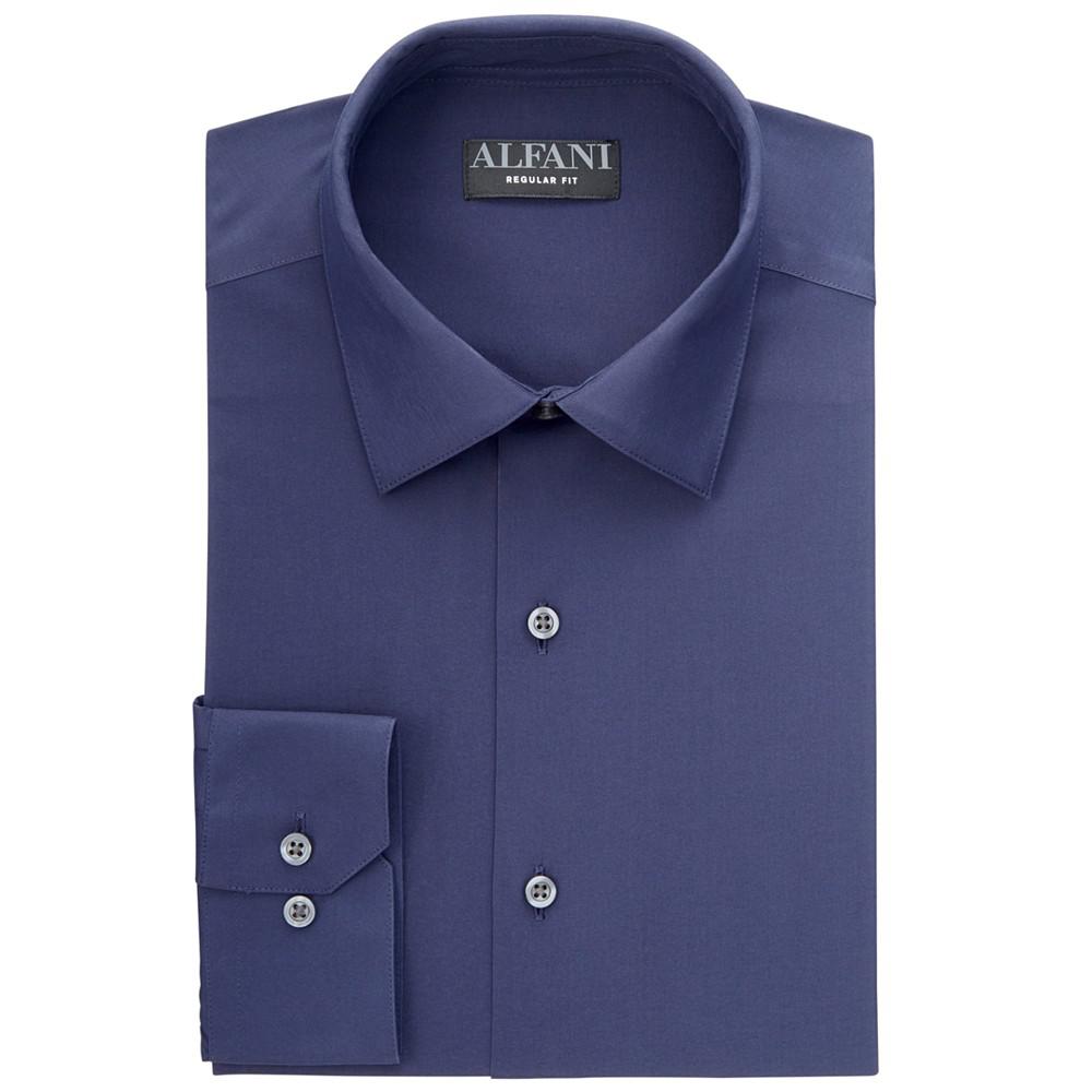 Men's Regular Fit Solid Dress Shirt, Created for Macy's商品第1张图片规格展示