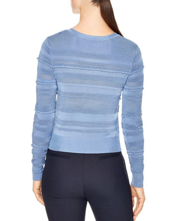 商品Sandro|Barba Ruffle Trim Cardigan,价格¥1203,第2张图片详细描述