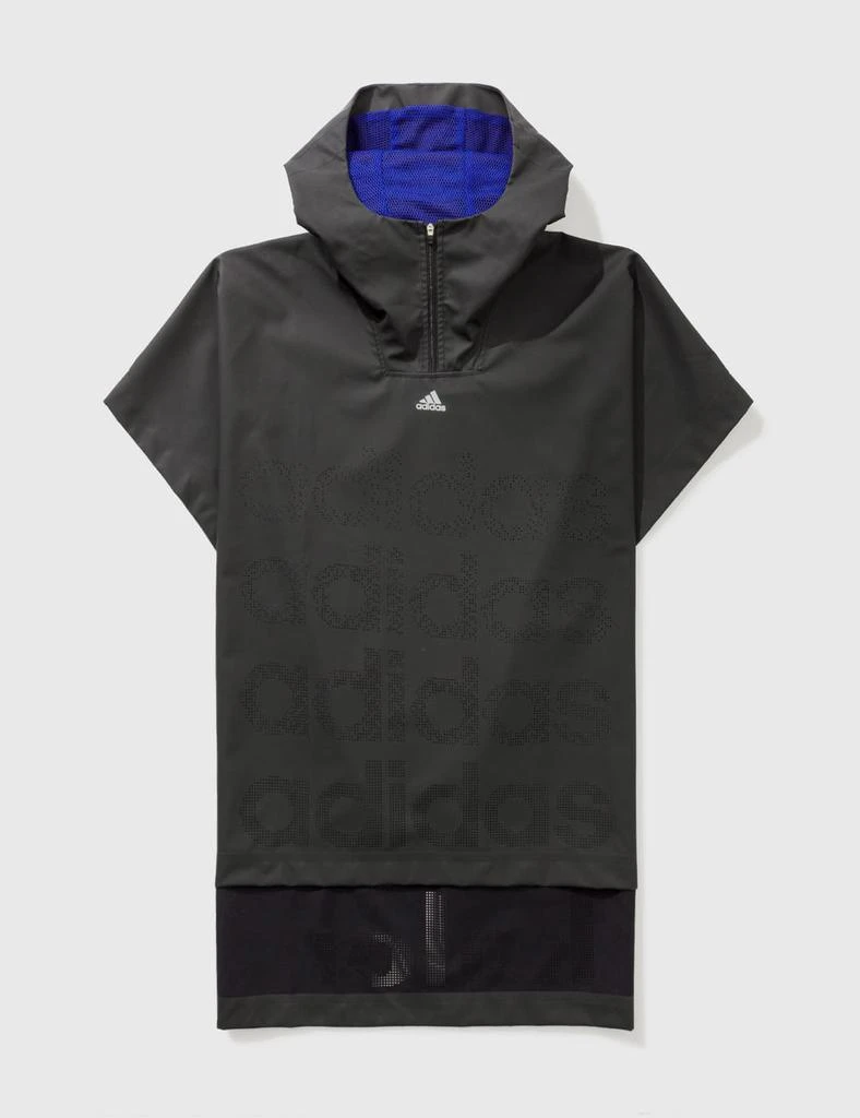 商品[二手商品] Adidas|Adidas Originals X Kolor Black Coated Anorak Coat,价格¥1232,第1张图片