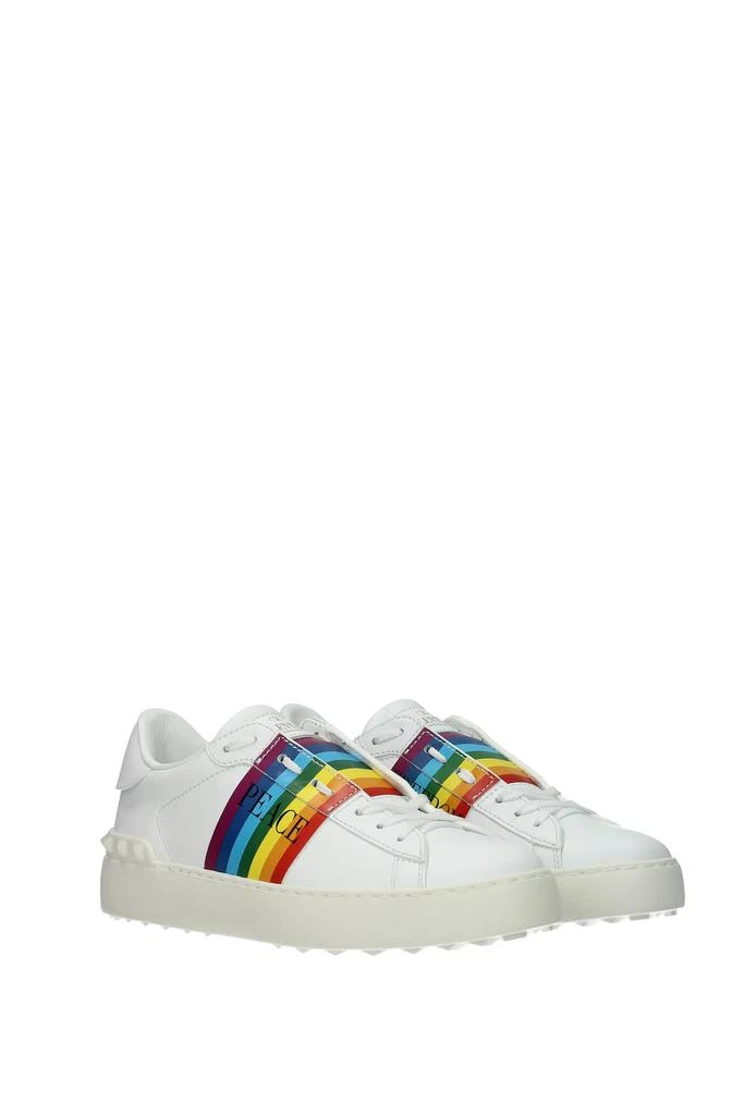 商品Valentino|Sneakers Leather White Multicolor,价格¥2234,第2张图片详细描述