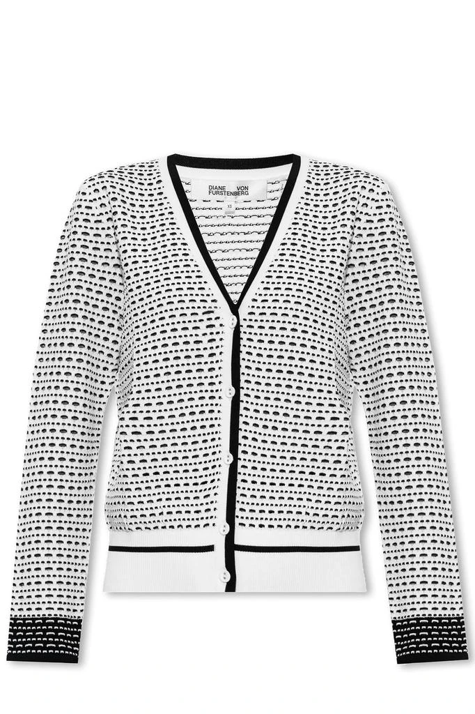 商品Diane von Furstenberg|Diane von Furstenberg V-Neck Josiah Cardigan,价格¥1773,第1张图片