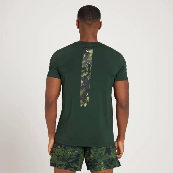 商品Myprotein|MP Men's Adapt Camo Print Short Sleeve T-Shirt - Dark Green,价格¥194,第3张图片详细描述